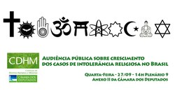 Audiência pública analisa crescimento dos casos de intolerância religiosa no Brasil