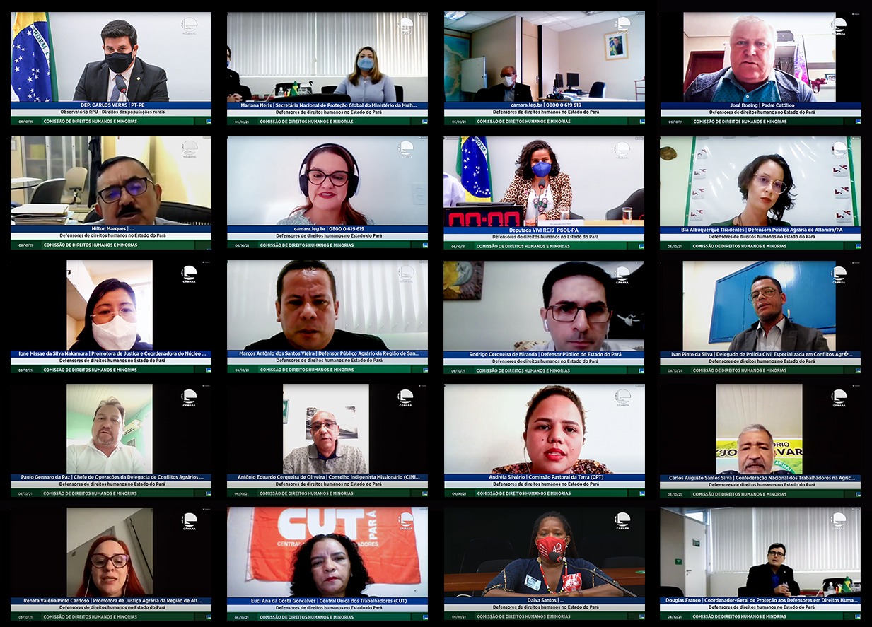 CDHM debate conflitos agrários e proteção aos defensores de direitos humanos do Pará 