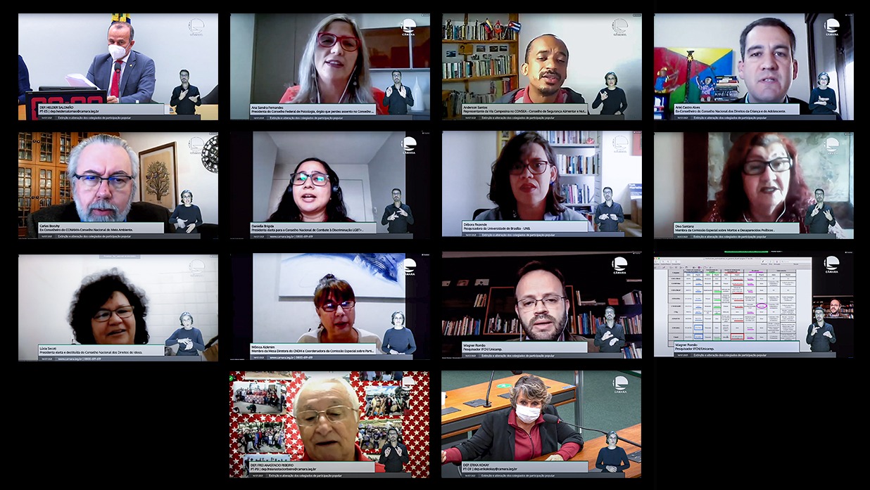 CDHM debate extinção e alteração dos colegiados de participação popular 