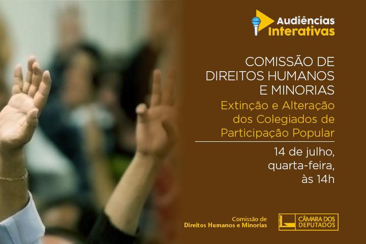 CDHM debaterá impactos do Decreto 9.759/2019
