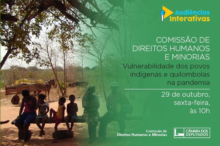 CDHM debaterá vulnerabilidade dos Povos Indígenas e Quilombolas na pandemia