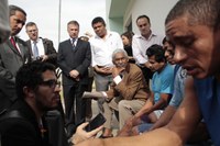 Comissão de Direitos Humanos da Câmara Federal visita índios presos em Ilhéus-BA