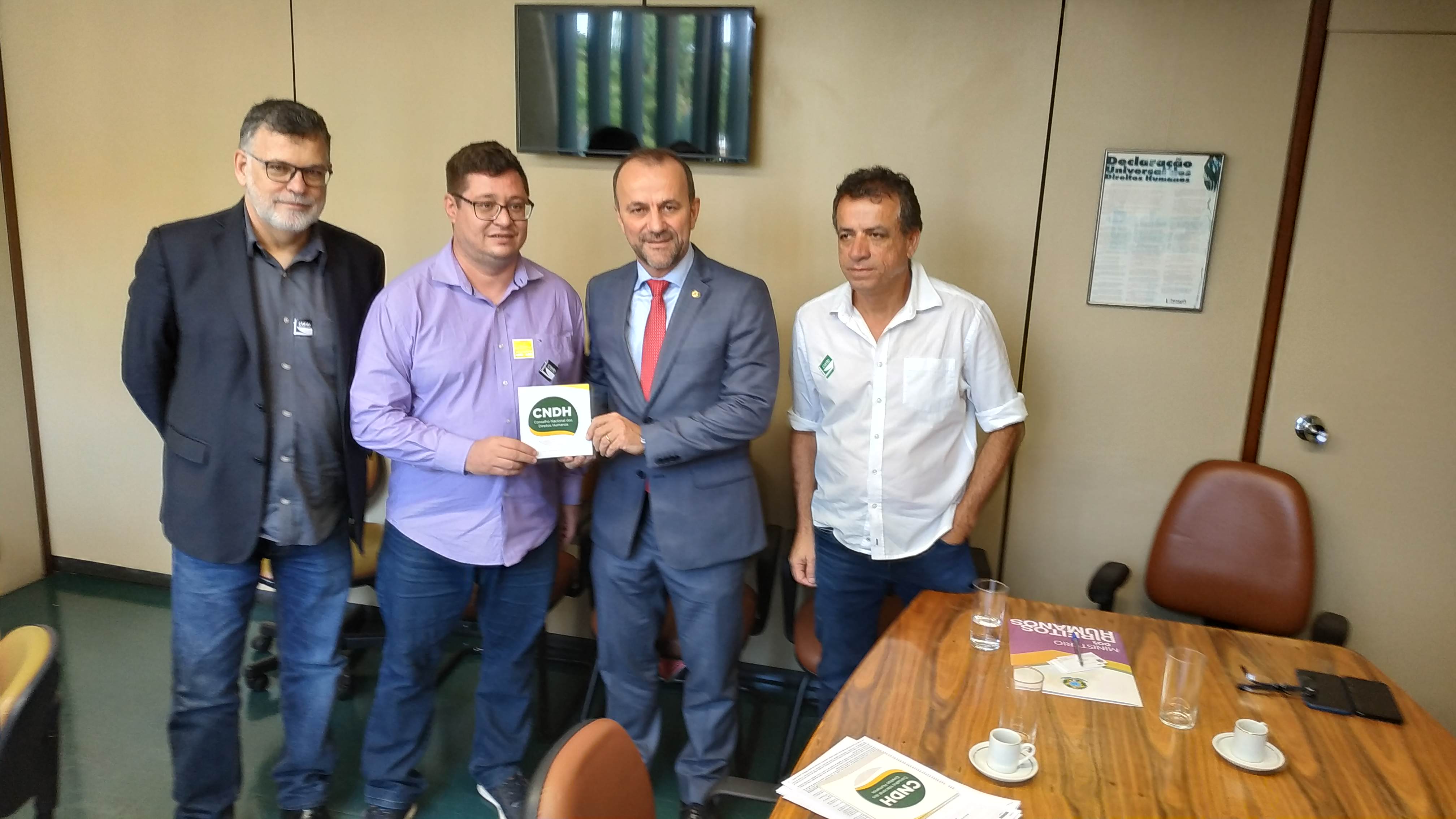 Conselho Nacional dos Direitos Humanos e CDHM dialogam para garantir direitos e participação social 