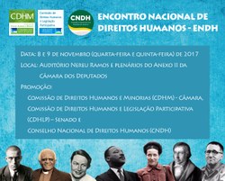 Encontro Nacional de Direitos Humanos - Salve na Agenda!