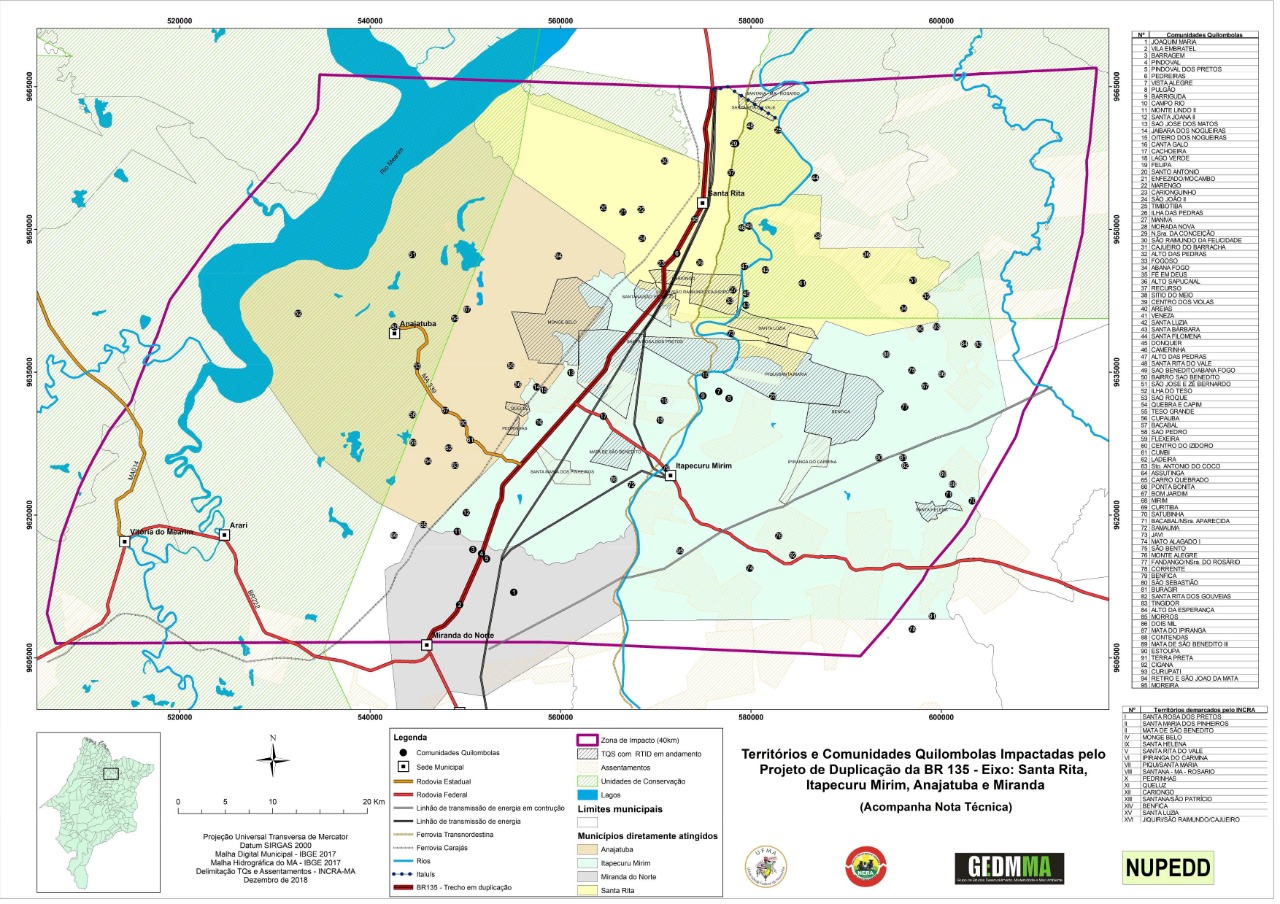 Justiça do Maranhão suspende duplicação de estrada em terras quilombolas; CDHM atuou no caso