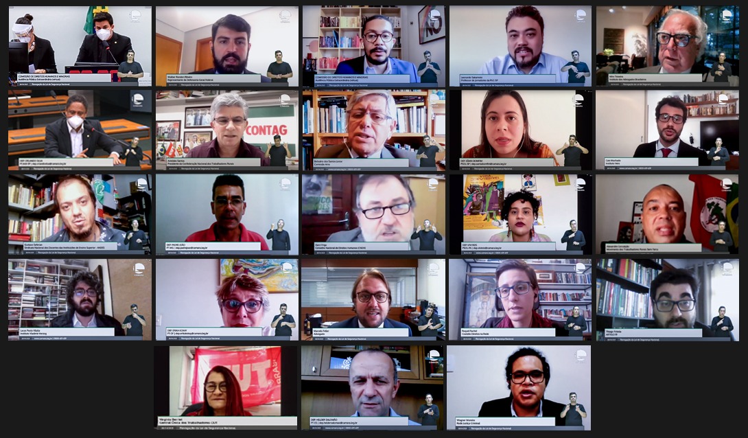 Lei de Segurança Nacional: sociedade civil pede mais tempo para debate 