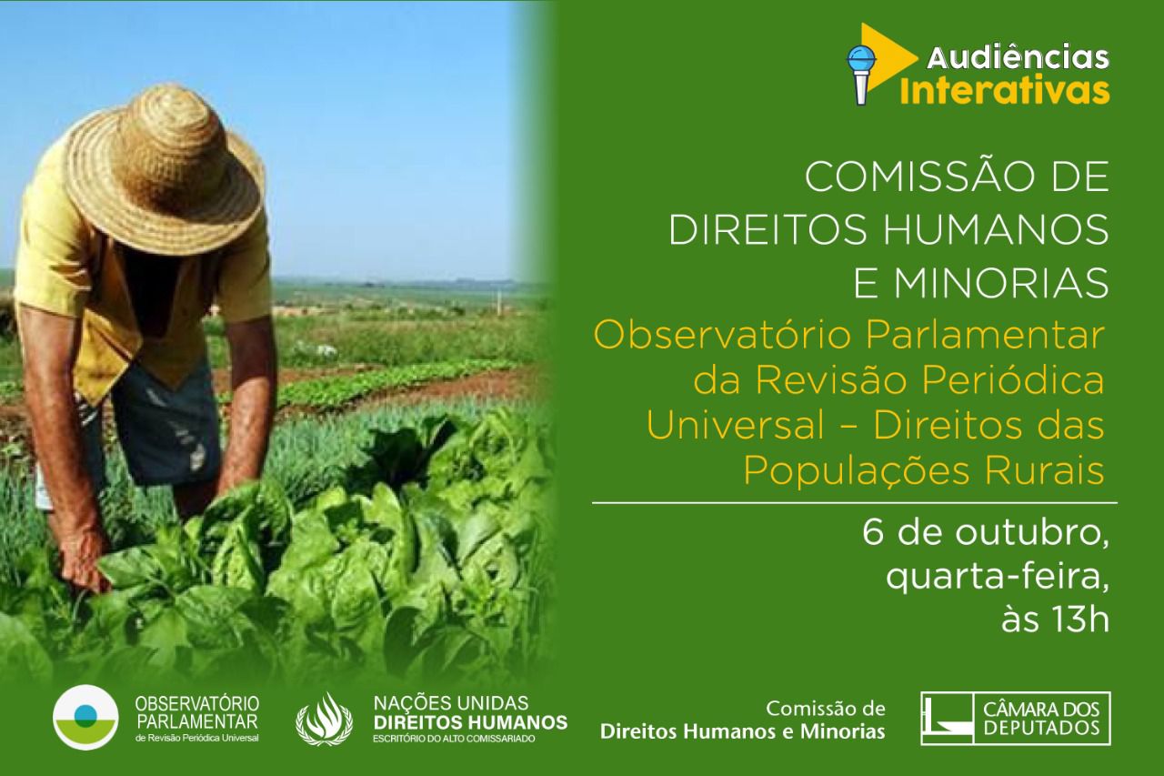 Observatório Parlamentar da RPU examinará direitos das populações rurais 