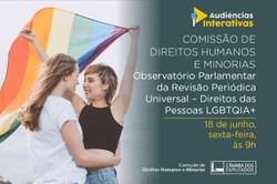 Observatório Parlamentar examinará evolução dos direitos das pessoas LGBTQIA+