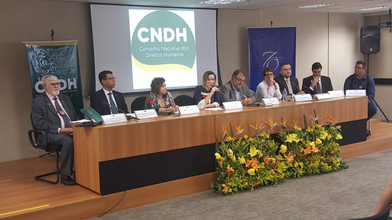 Presidente da CDHM participa da posse dos novos conselheiros do Conselho Nacional dos Direitos Humanos