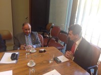 Presidente da CDHM recebe embaixador do Marrocos