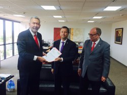 Presidente da CDHM reúne com presidente da OAB para discutir riscos ao estado democrático de direito no Brasil