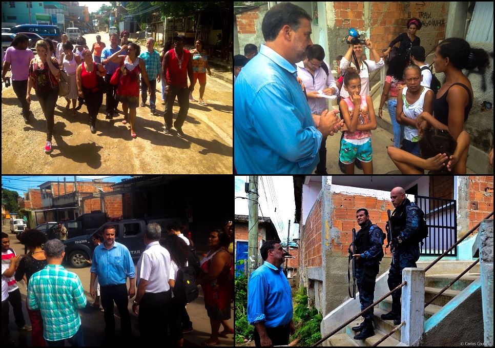 Presidente da CDHM vai ao Complexo do Alemão e propõe que Legislativo e Governo Federal participem do debate sobre a segurança pública no RJ após mortes de jovens e criança