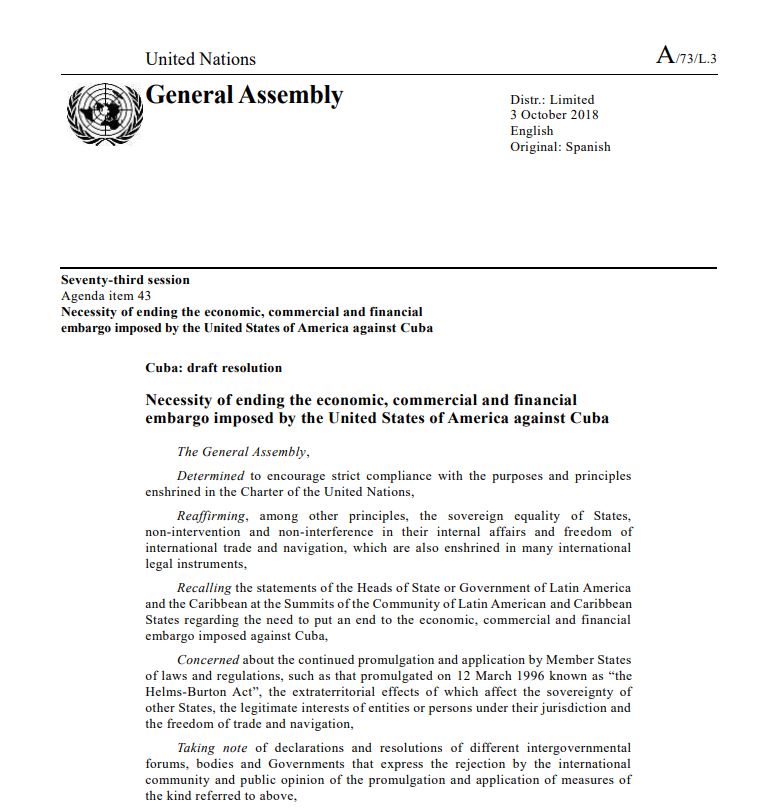 Presidente e vices da CDHM se manifestam contra embargo a Cuba