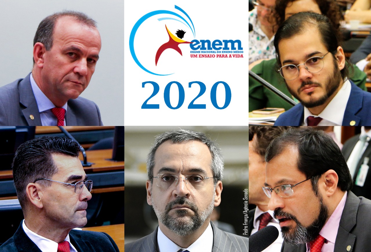 Presidente e vices da Comissão de Direitos Humanos pedem para Weintraub adiamento do Enem