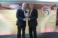 ANPTrilhos homenageou, nesta terça (20), CDU pelos trabalhos em prol da mobilidade urbana