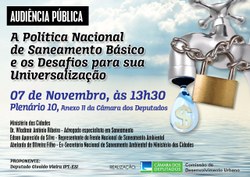 Comissão discute medidas do governo federal sobre privatização do saneamento