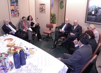 O presidente da CDU, Deputado Manoel Junior ofereceu um café da manhã aos parlamentares da Comissão