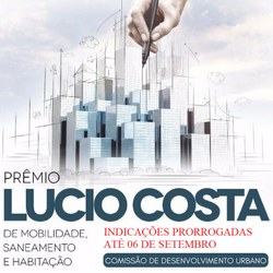 PRÊMIO LUCIO COSTA: indicações prorrogadas até 06 de setembro