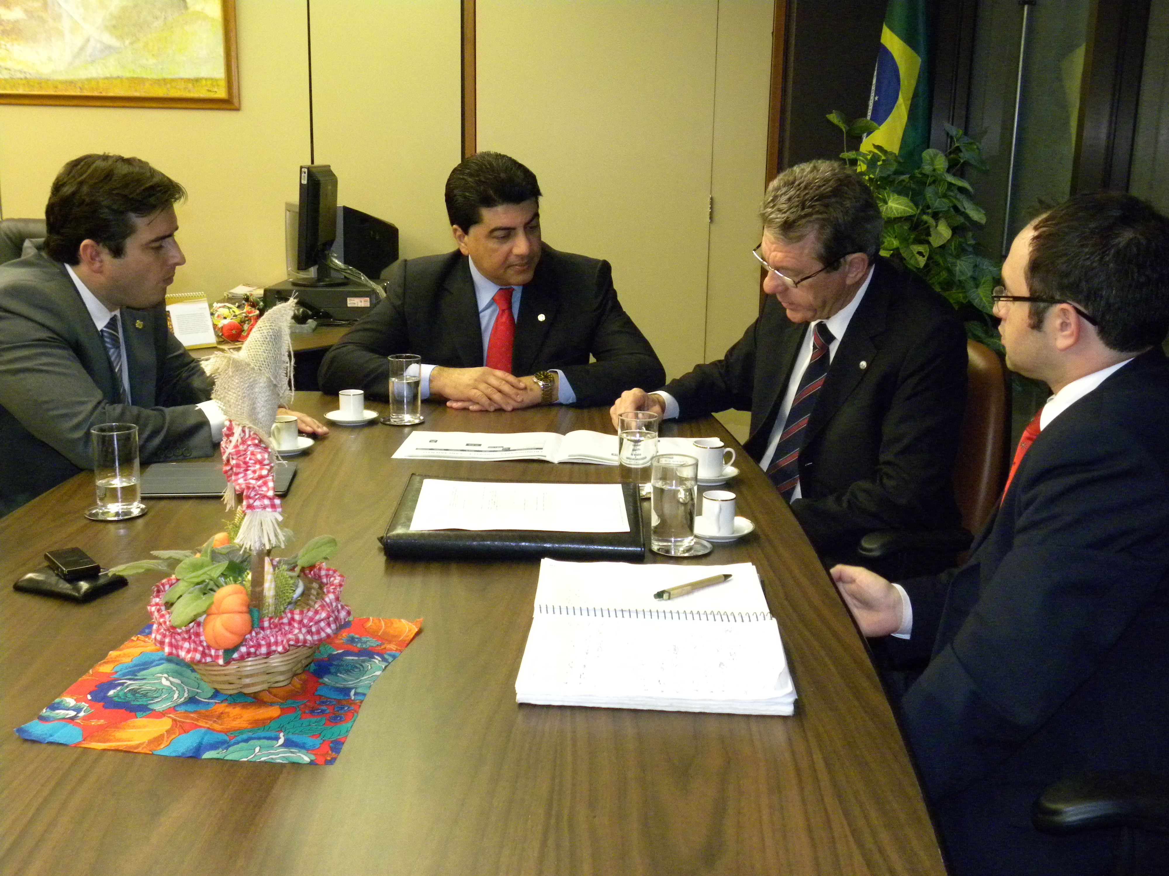 Presidente da CDU recebe Secretário Nacional de Saneamento 