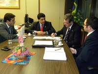 Presidente da CDU recebe Secretário Nacional de Saneamento 