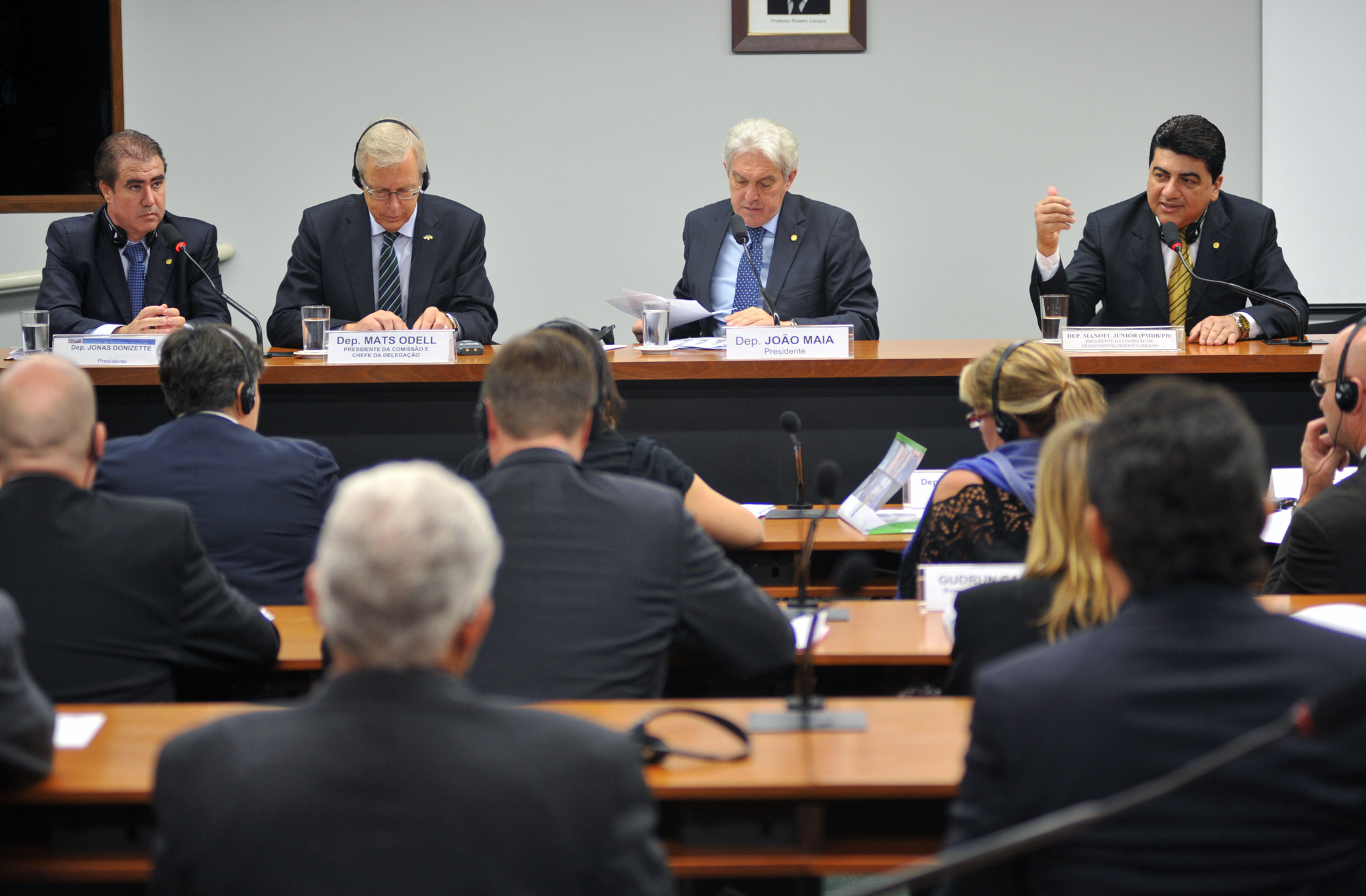 Visita do parlamento Sueco: intercâmbio de experiências no Congresso Nacional