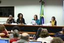 Apresentações do seminário, em 09/05/19, sobre escolas cívico-militares.