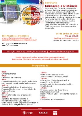 Folder seminário II Ciclo