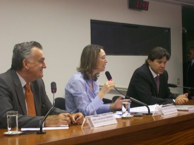 Dep. Maria do Rosário e os Ministros da Educação e Cultura