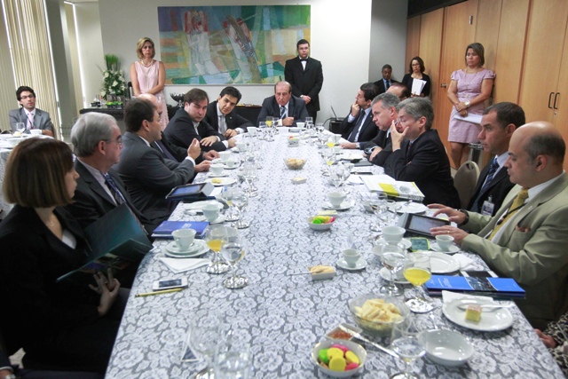 Chalita participa de encontro com o presidente do TCU