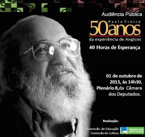 Comissões de Educação e de Cultura farão homenagem a Paulo Freire na próxima terça