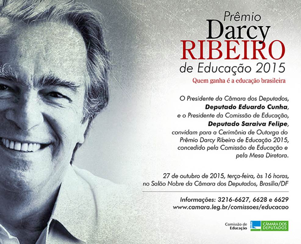 Cerimônia do Prêmio Darcy Ribeiro de Educação - Edição 2015