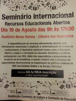 INSCREVA-SE para o Seminário Internacional sobre Recursos Educacionais Abertos