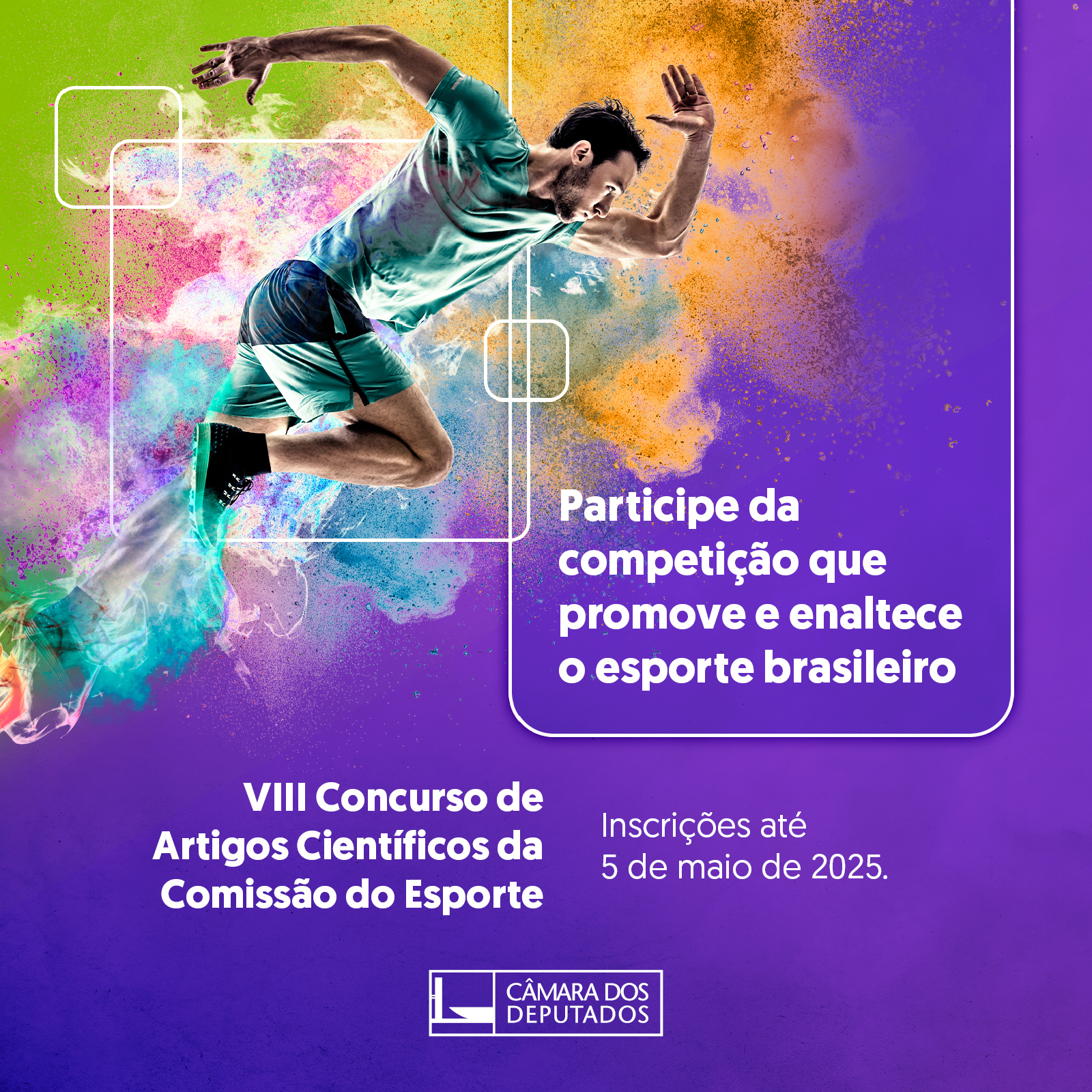 Abertas as inscrições para o VIII Concurso de Artigos Científicos da Comissão do Esporte