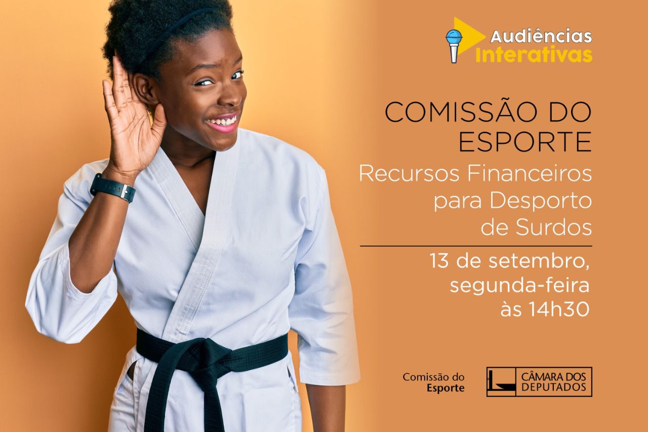 Audiência pública debate a proposta de repasse de recursos financeiros para o desporto de surdos