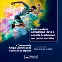Inscrições para o V Concurso de Artigos Científicos se encerram na próxima quinta-feira (18)