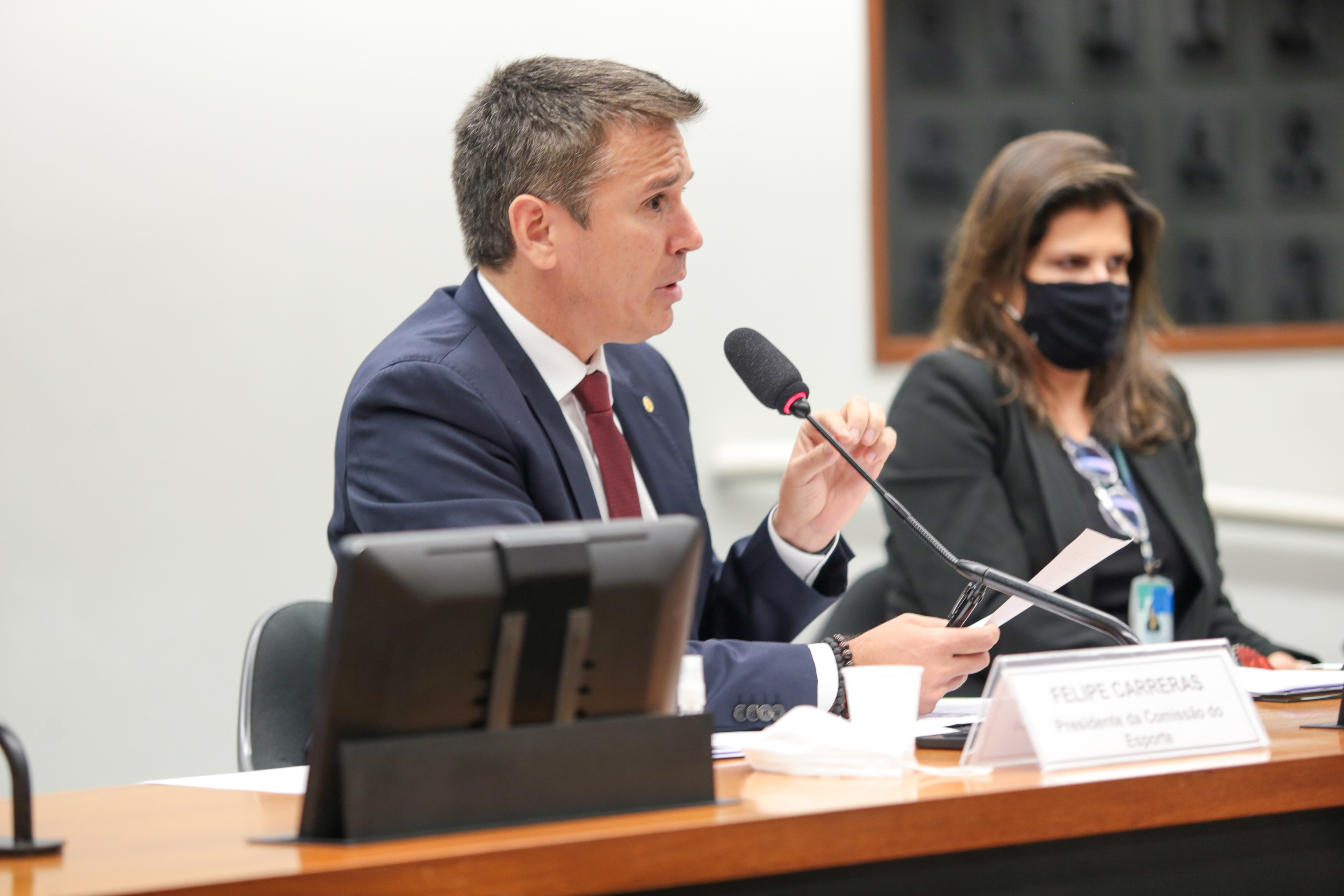 Presidente da Comissão do Esporte, deputado Felipe Carreras propõe alteração na Lei Pelé para garantir aos atletas apoio profissional psicológico