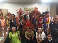 CFFC recebe lideranças indígenas do Estado do Acre