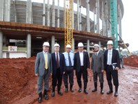 CFFC visita obras do Estádio Nacional de Brasília