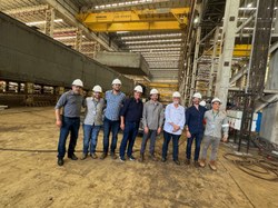 UFBA e Estaleiro Enseada recebem membros da CFFC em visitas técnicas