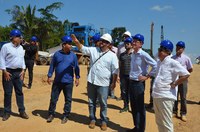 Visita técnica a ponte sobre o rio Madeira em Abunã (RO)