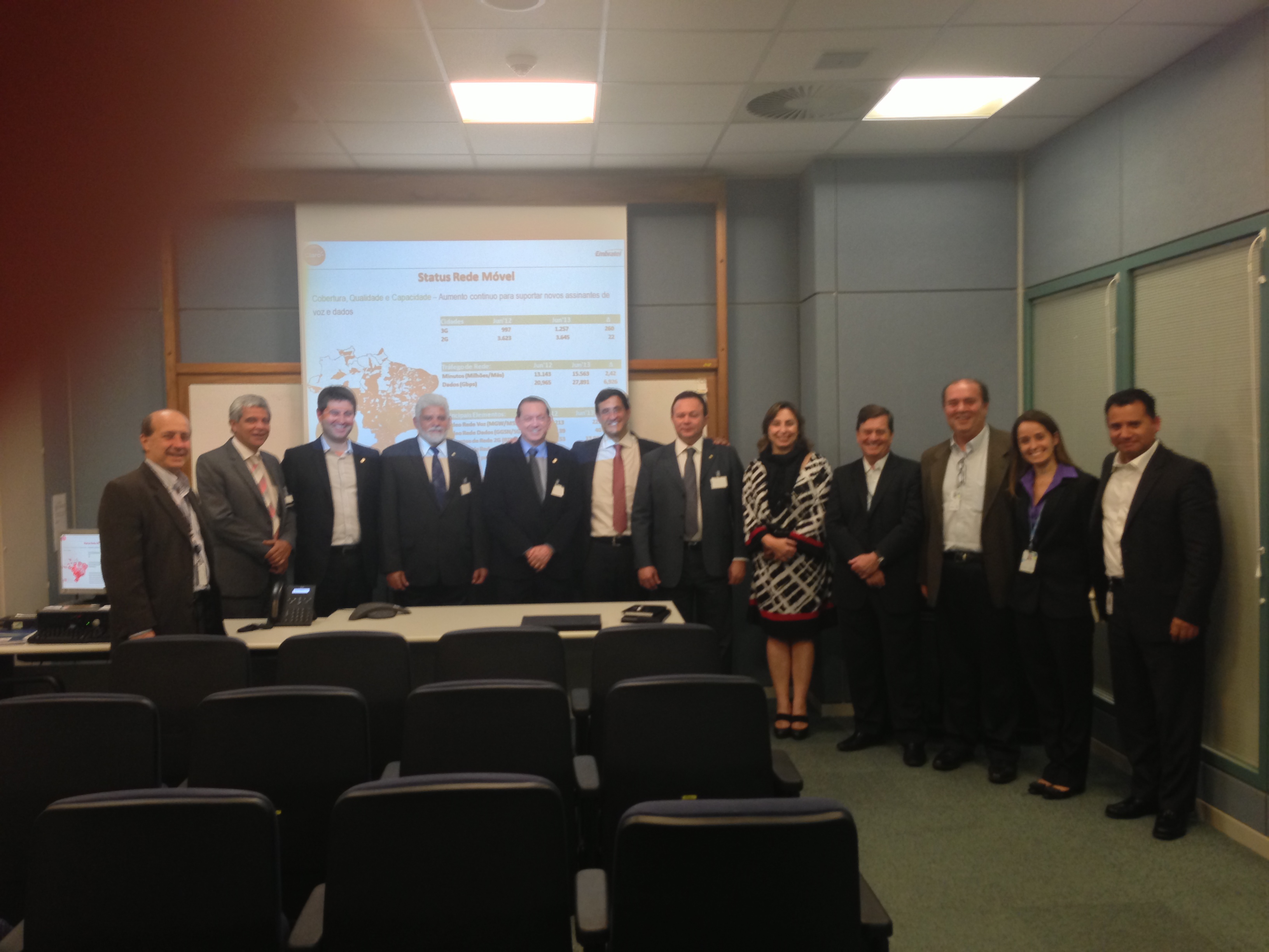 Visita técnica ao Centro de Gerenciamento da Claro e OI-RJ