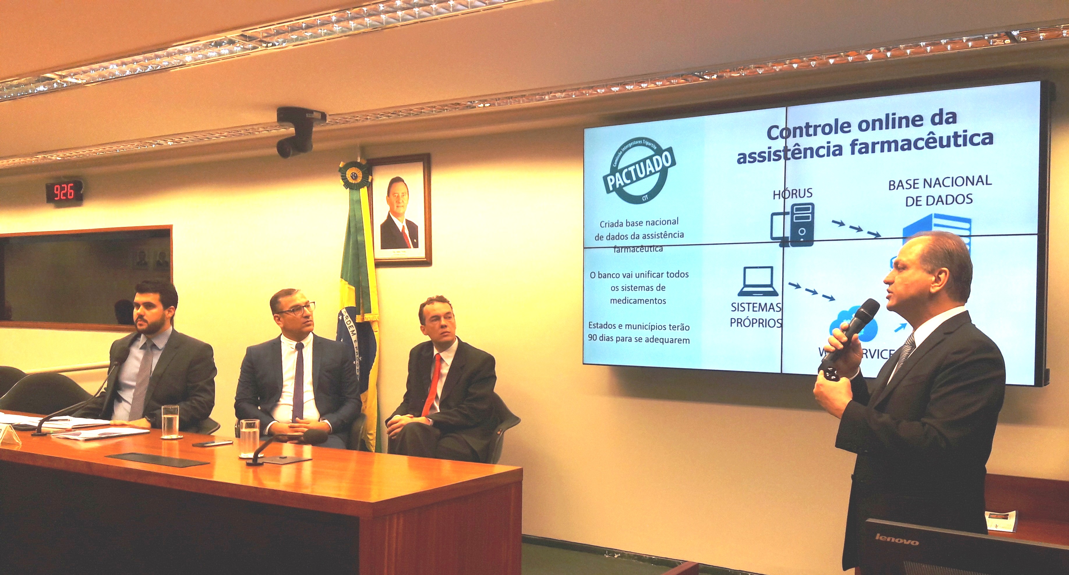 CFT  recebe Ministro da Saúde em Audiência Pública