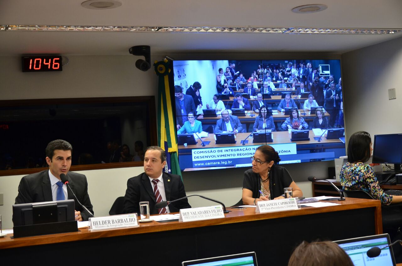 Cindra recebe Ministro da Integração Nacional em audiência pública
