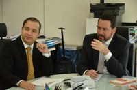 Deputado Valadares Filho se reúne com Ministro do Planejamento Dyogo Henrique