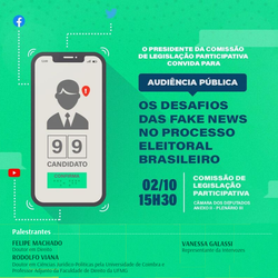 CLP promoverá debate sobre os desafios das Fake News no processo eleitoral brasileiro