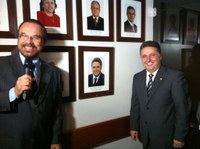 Deputado Anthony Garotinho é homenageado com fotografia na galeria de ex-presidentes da CLP