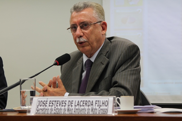 José Esteves de Lacerda Filho, Secretário de Estado do Meio Ambiente do Mato Grosso.