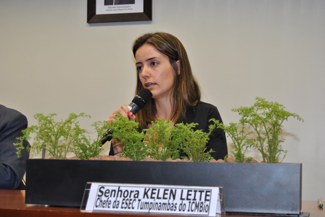  Kelen Leite, Chefe da ESEC Tumpinambás do ICMBio - Instituto Chico Mendes de Conservação da Biodiversidade.