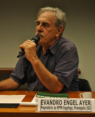 Evandro Engel Ayer, Proprietário da RPPN Vagafogo, Pirenópolis, Goiás.