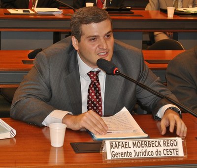 Rafael Moerbeck de Almeida Rego, Gerente Jurídico do CESTE - Consórcio Estreito de Energia.